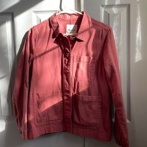 Madewell Pink Denim Jacket
